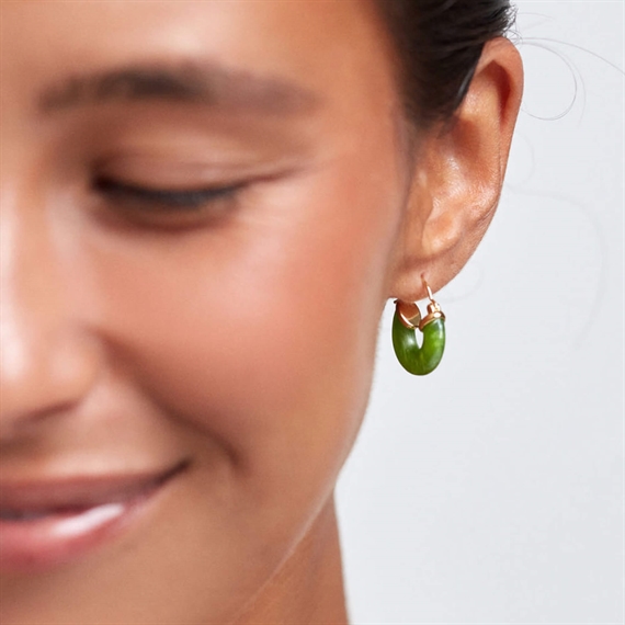 Anni Lu Petit Swell Hoop, Green Oasis
